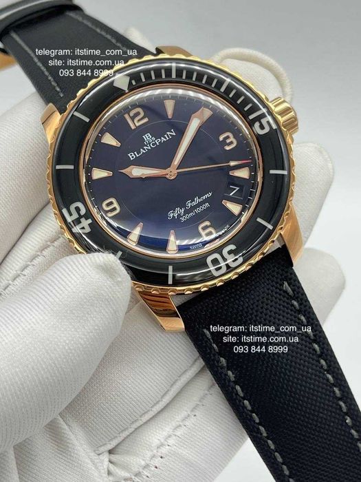 Годинник Blancpain Leman Aqua Lung / fifty fathoms / Bathyscaphe