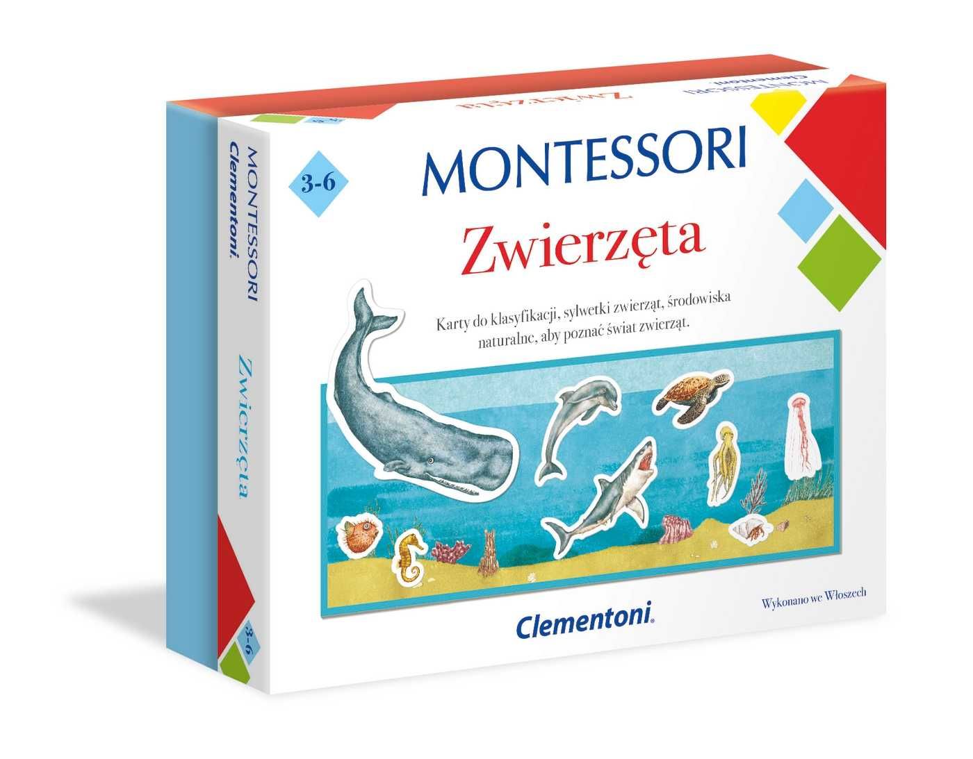 Clementoni 50646 MONTESSORI Zwierzęta