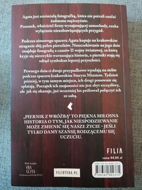 Książka "Piernik z wróżbą" Sandra Podleska