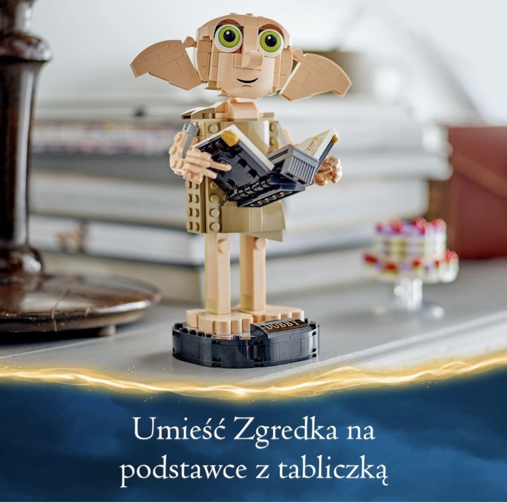 LEGO Harry Potter 76421 Zgredek, skrzat domowy! Klocki!Prezent!
