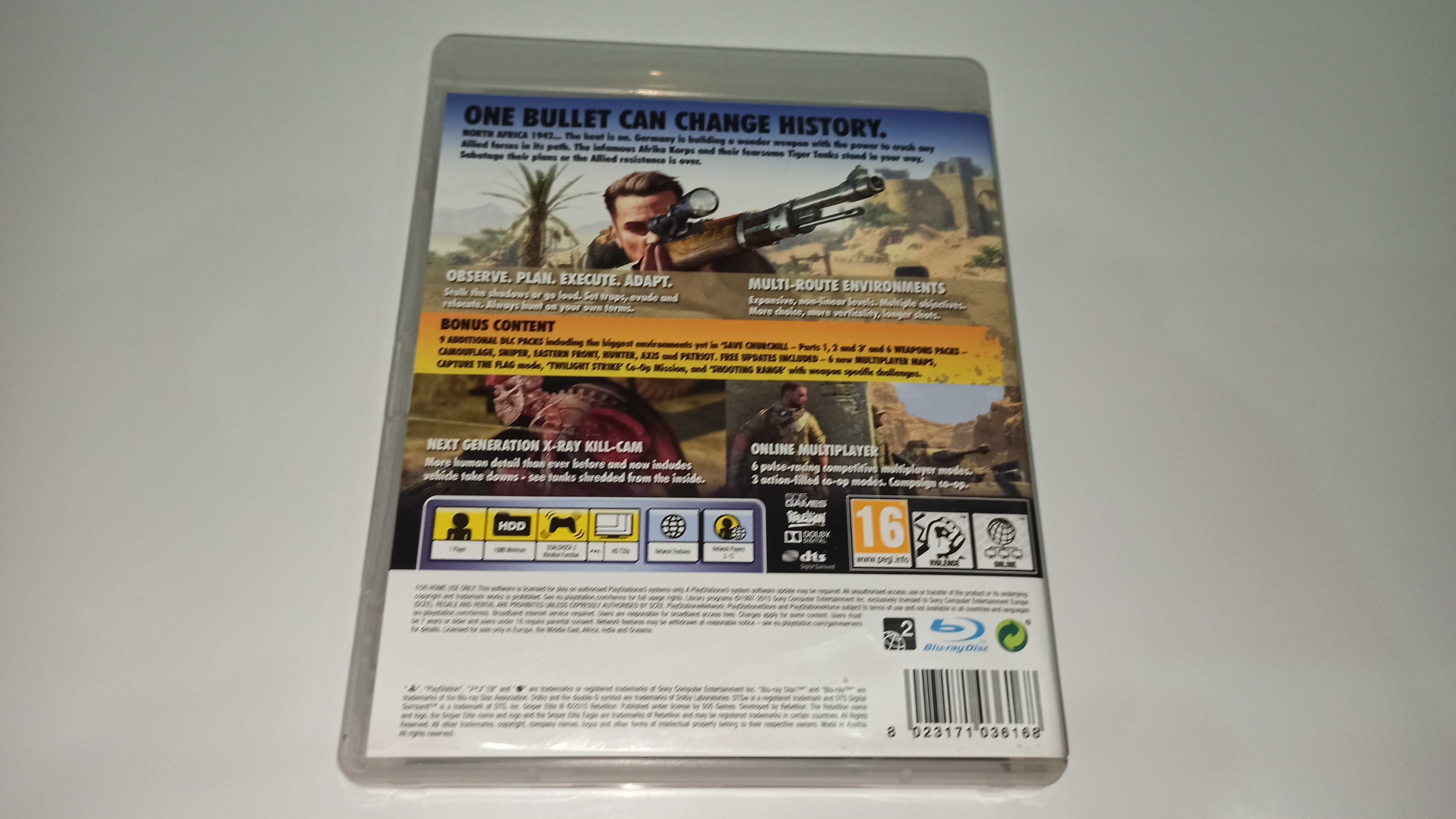 ps3 SNIPER ELITE III 3 ULTIMATE EDITION po polsku druga wojna światowa