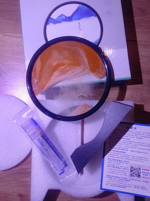 Діаметр 18 см.Пісочна 3Д картина, антістрес. Арт.91849