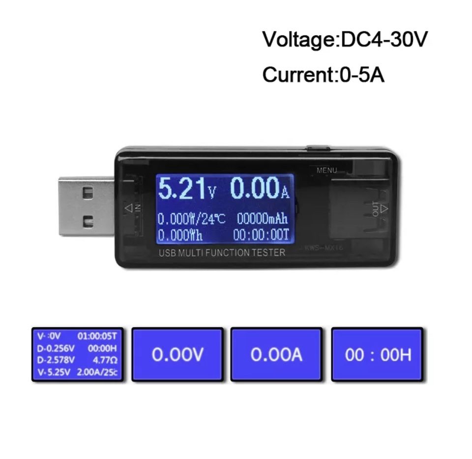 USB тестер