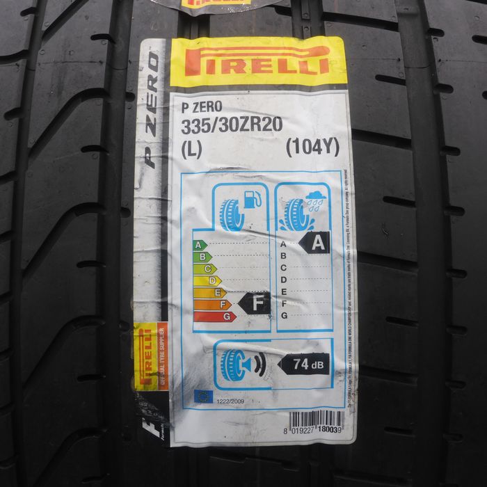 Opony 335/30/20 Pirelli 335/30R20 104Y PZero L Letnie 2017 Nieużywane