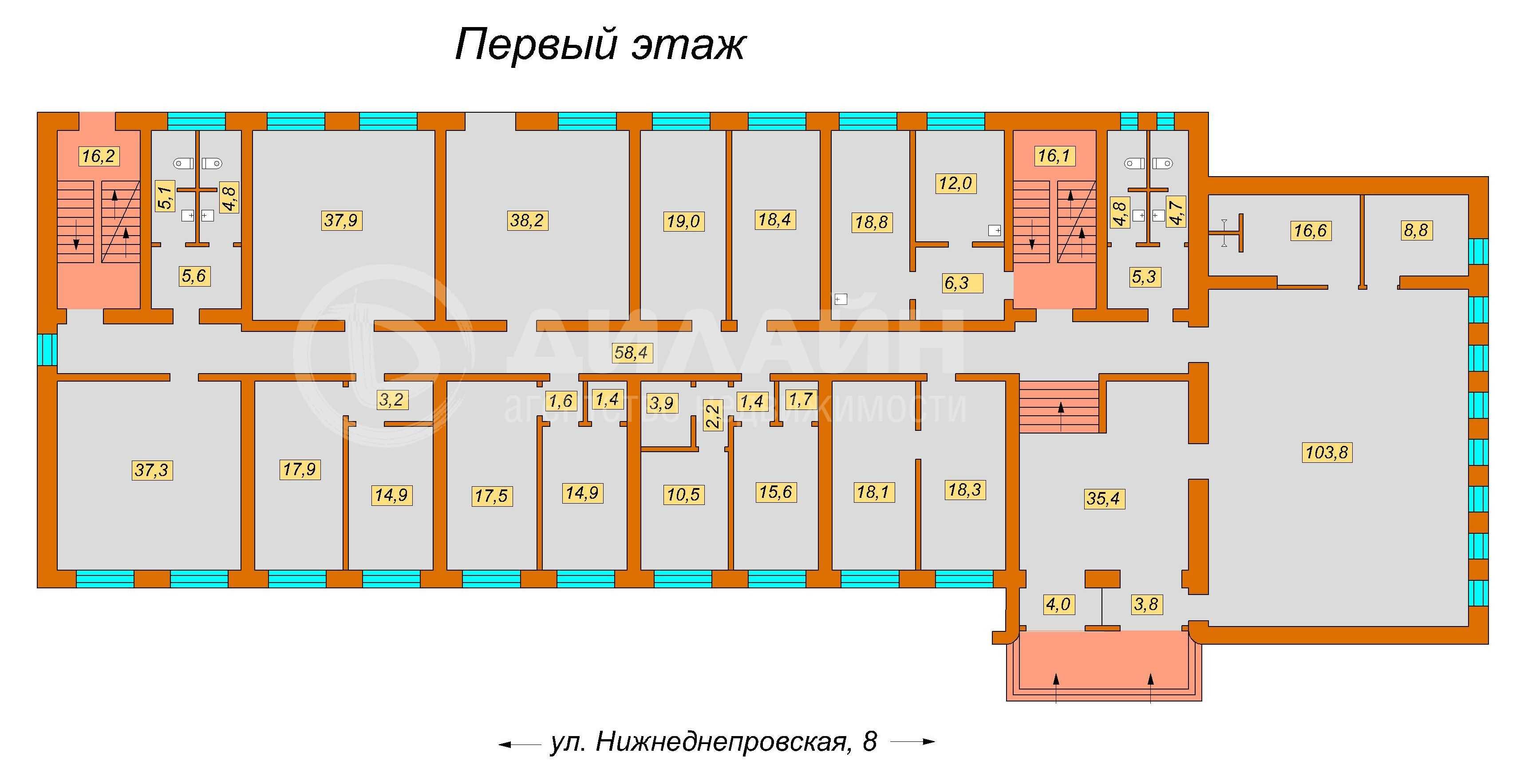 Офисный центр в районе Набережной