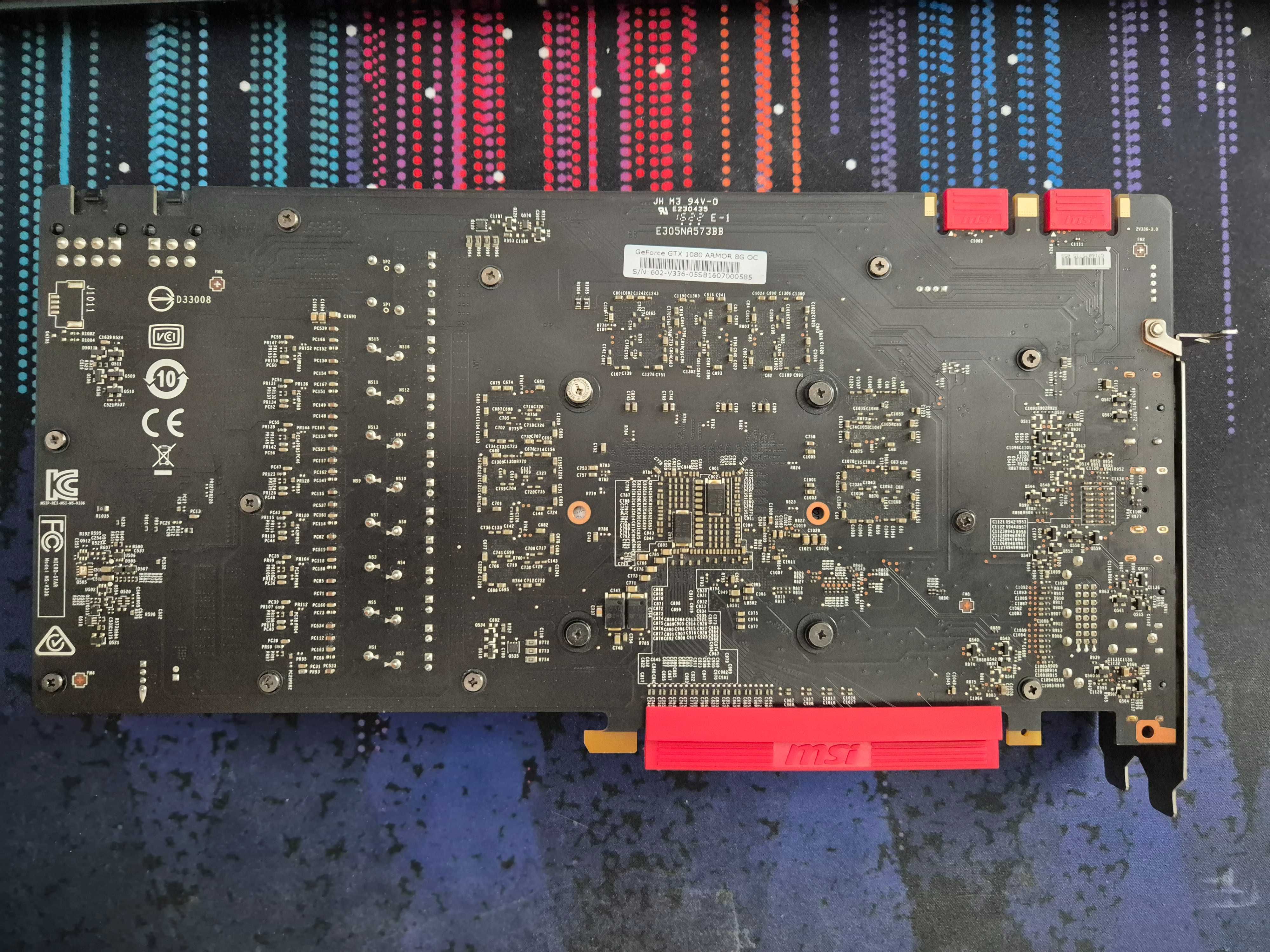 MSI GeForce GTX 1080 ARMOR OC 8GB 256bit GDDR5X