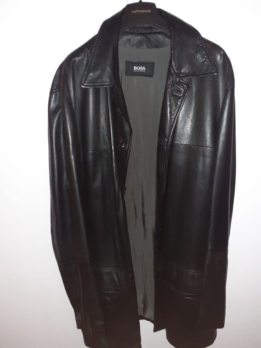 Kurtka skórzana Hugo Boss
