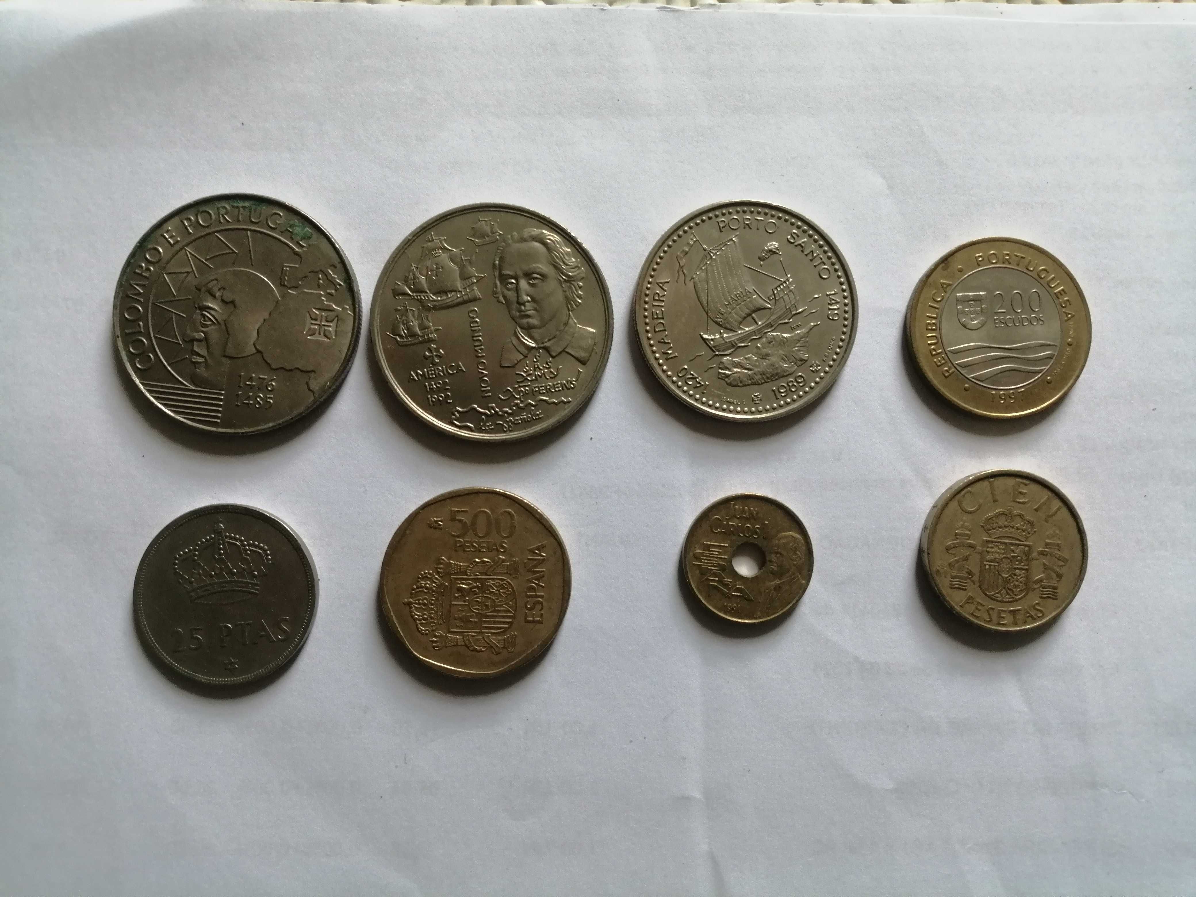 Pesetas espanholas e outras
