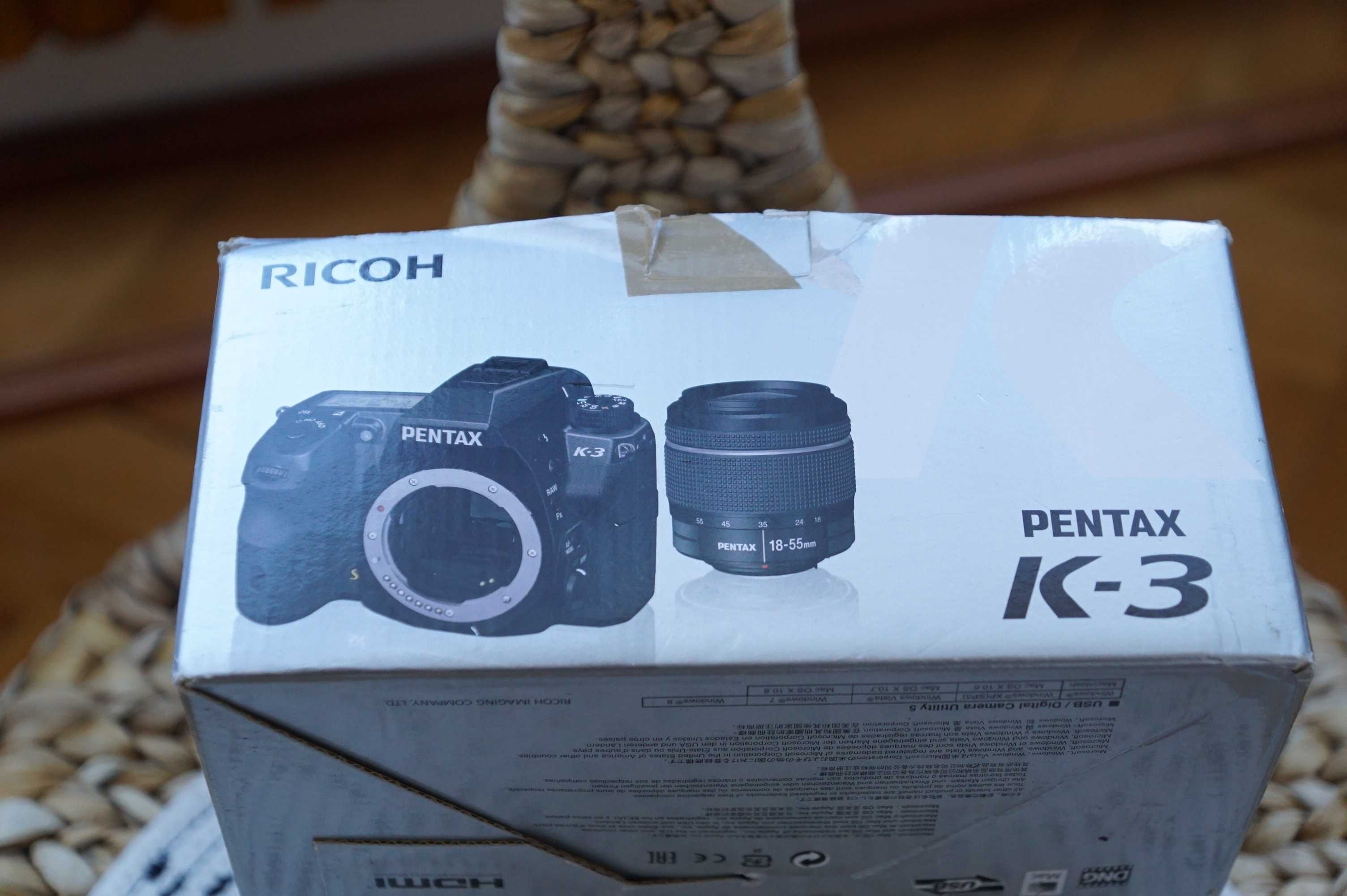 Aparat Pentax k-3.