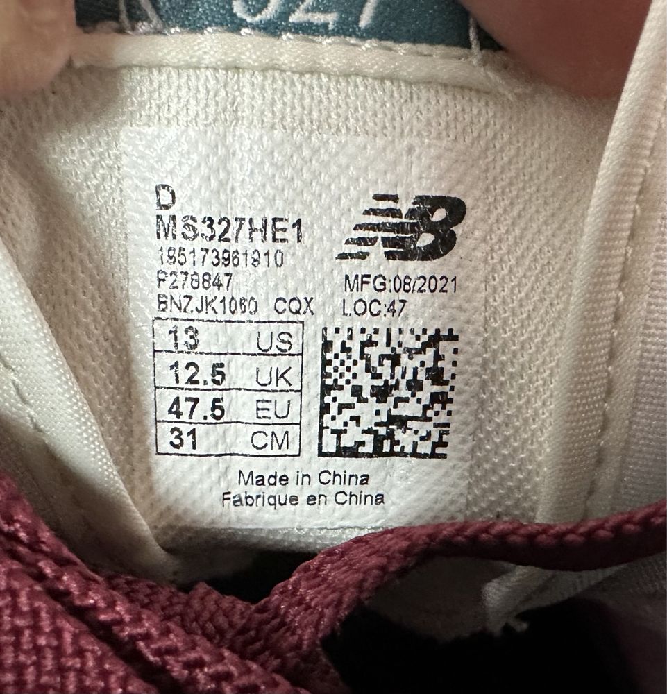 ОРИГІНАЛ New Balance MS327HE1 кросівки 327