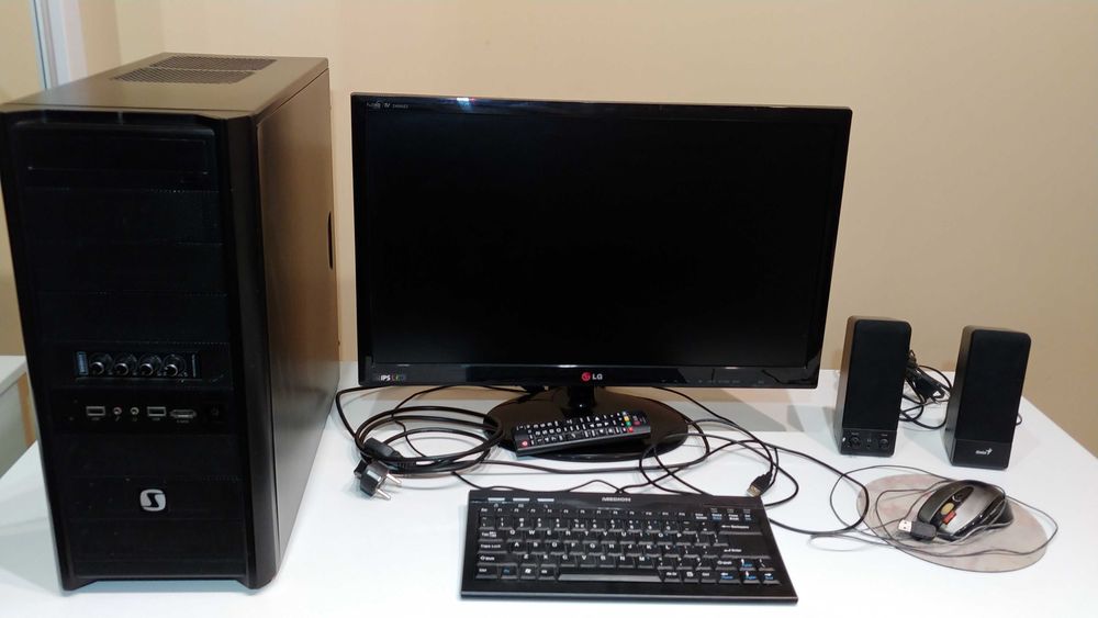 KOMPUTER PC i5-760 2.8 AMD Radeon HD 5700 Series 1024 MB + MONITOR TV