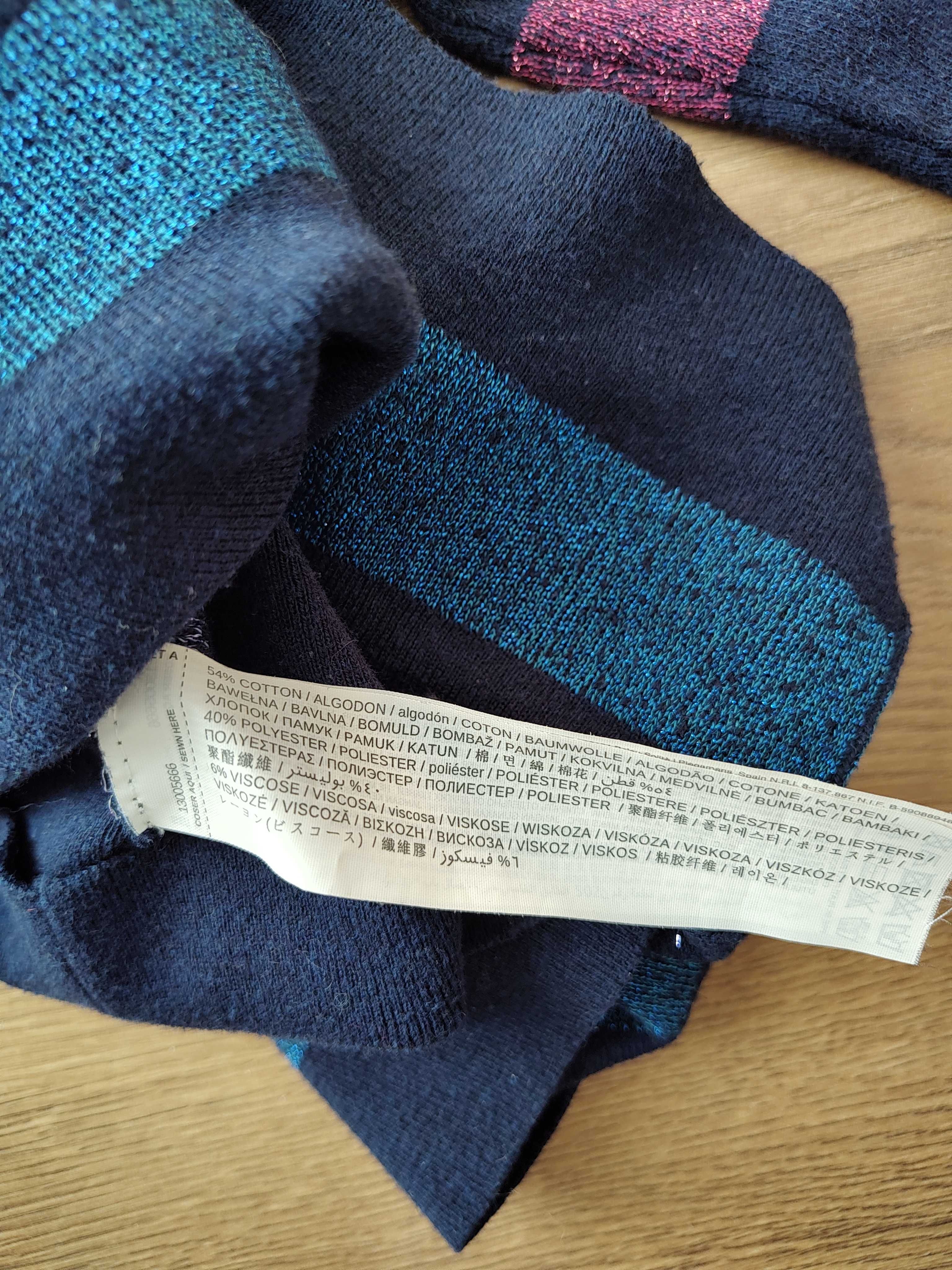 Sweter Mango 38 40 M L bawełna wiskoza
