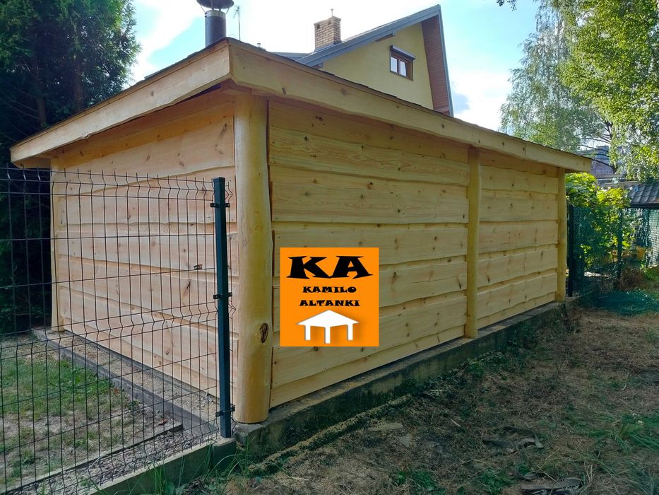 Altanka, Altana, Altanki, Altany na grubym balu ogrodowe