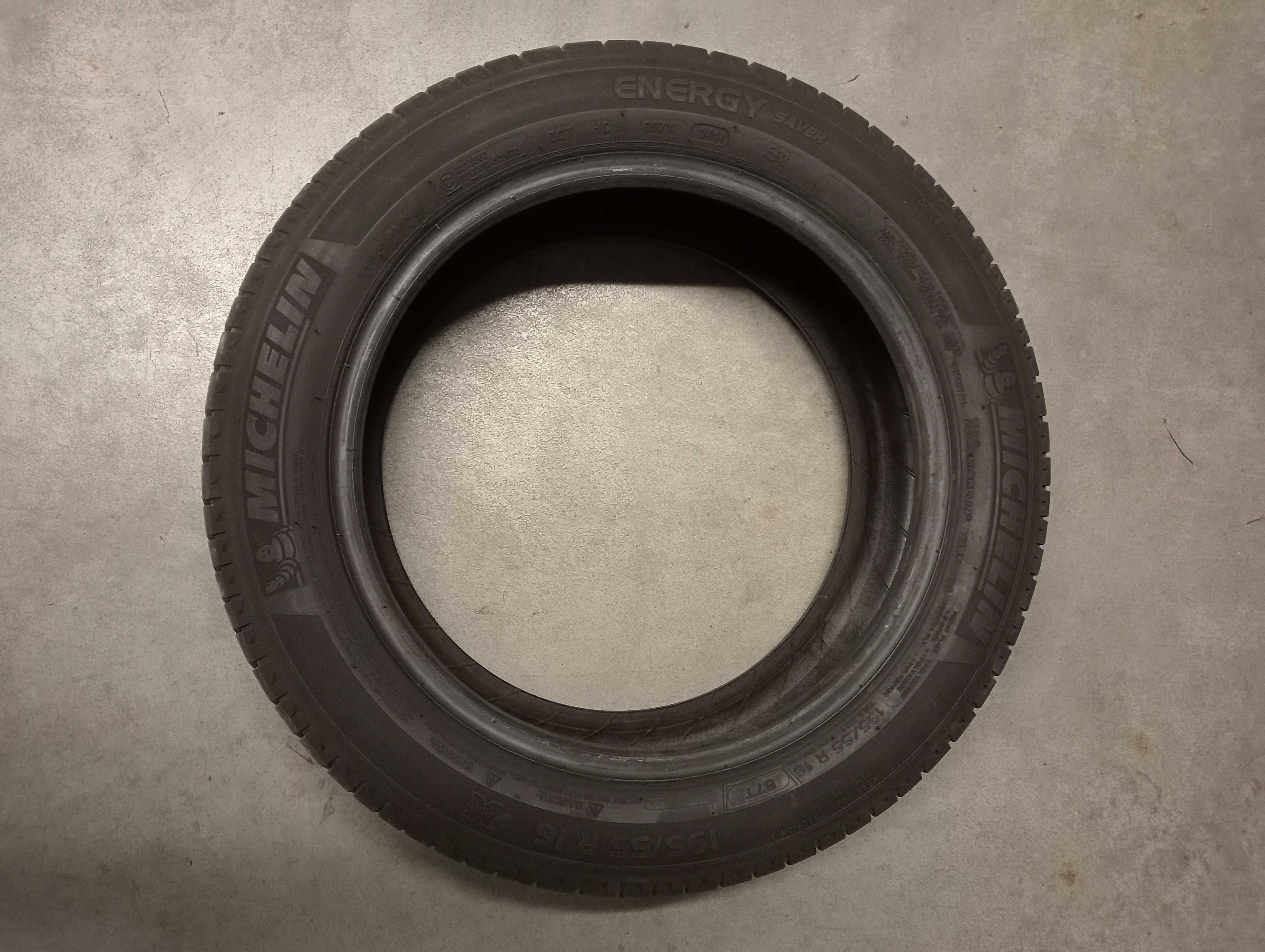 Sprzedam komplet 4 szt. opony używane Michelin 195/55 R16 87T