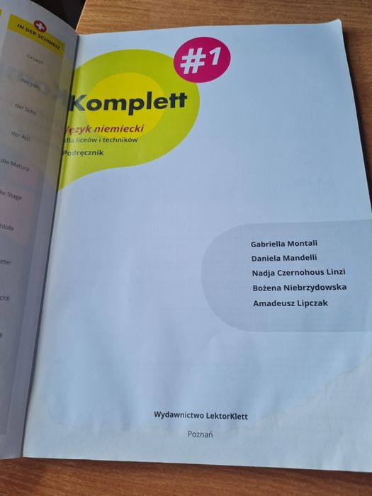 Podręcznik plus ćwiczenia Komplett część 1 język niemiecki