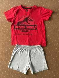 Piżama dla chłopca na krótki rękaw Jurassic World r.110/116