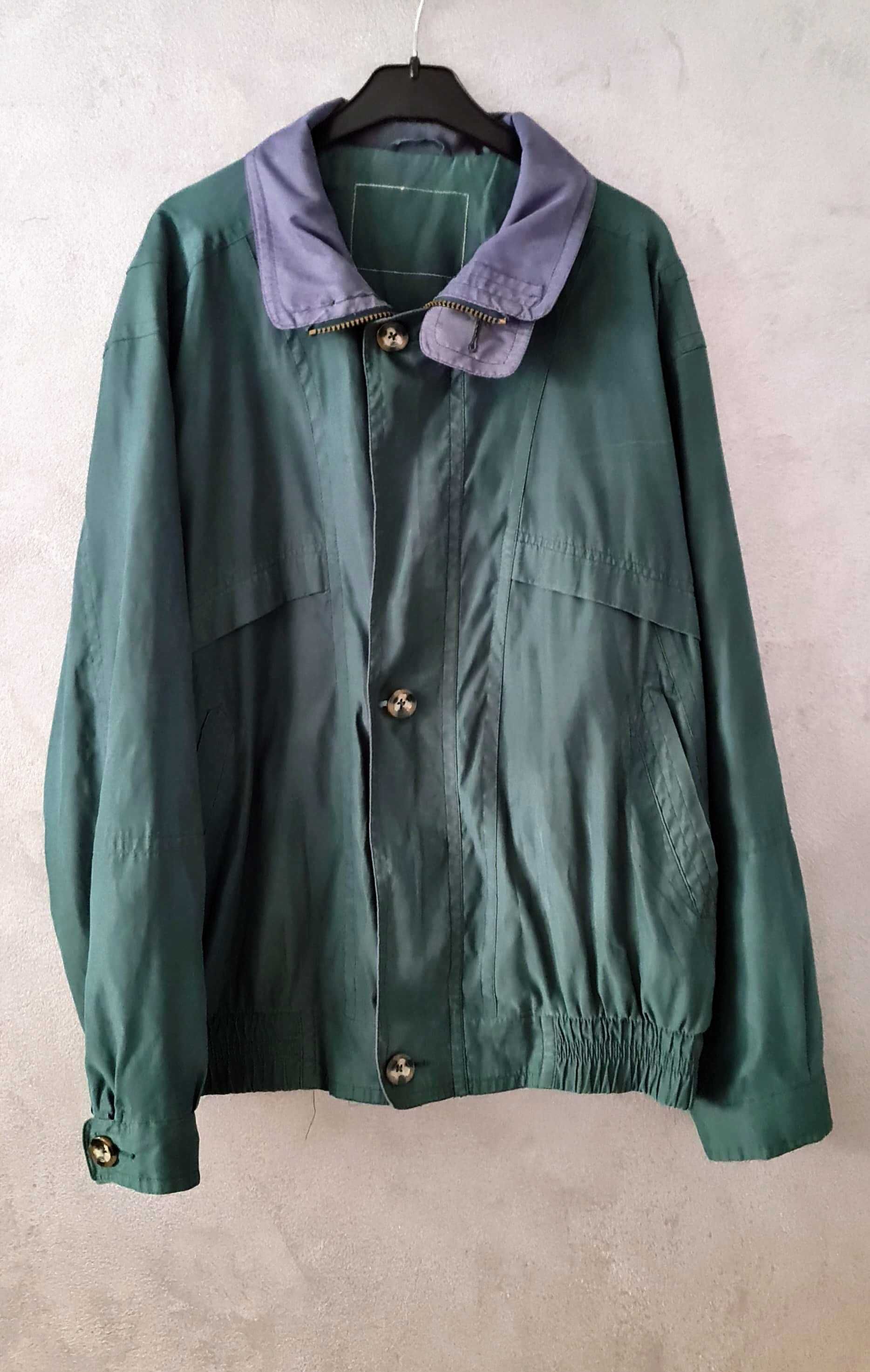 Turkusowa kurtka parka c&a