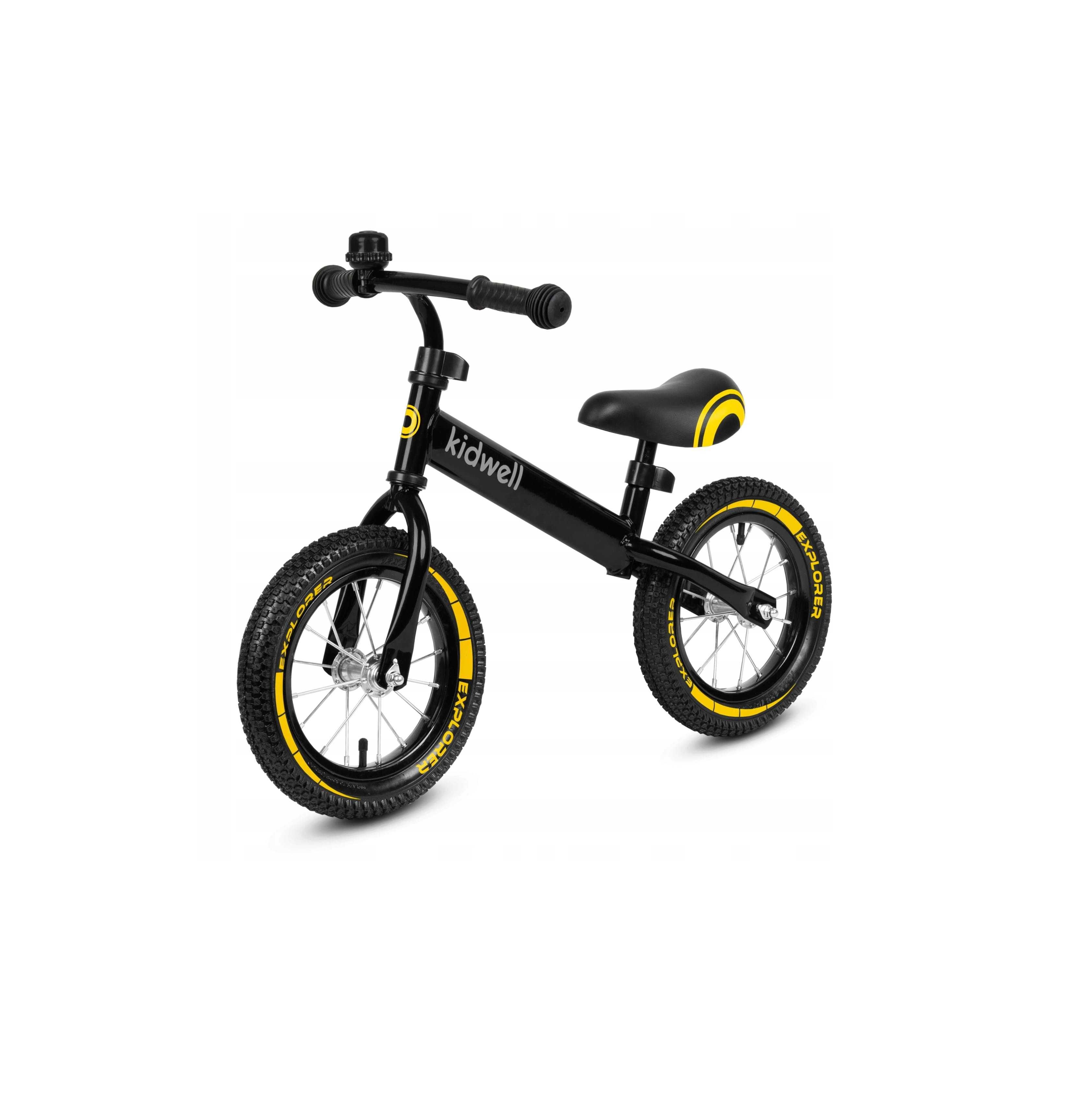 Kidwell Cruzer Explorer Rowerek Biegowy Jeździk Czarny *NOWE*