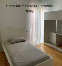 Cama Malm 90x200