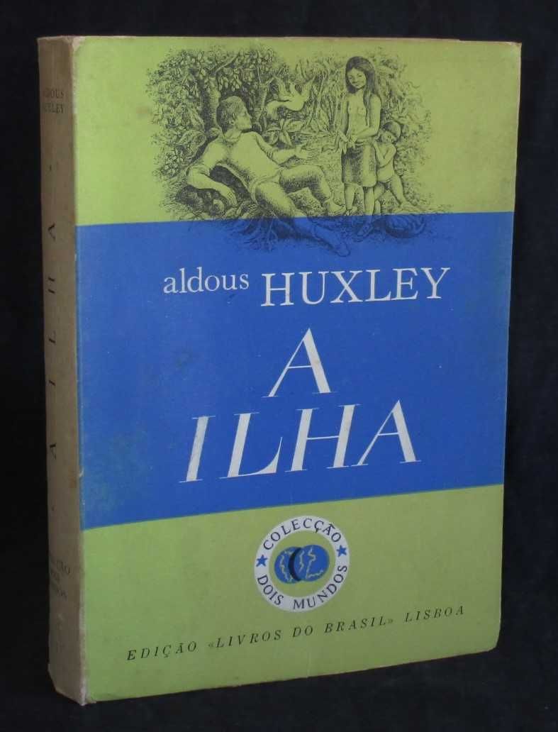 Livro A Ilha Aldous Huxley Colecção Dois Mundos Livros do Brasil