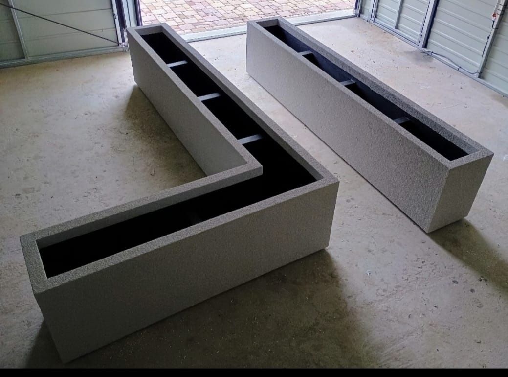 Lekkie doniczki termo styropianowe donice warzywniak tarasowe balkon