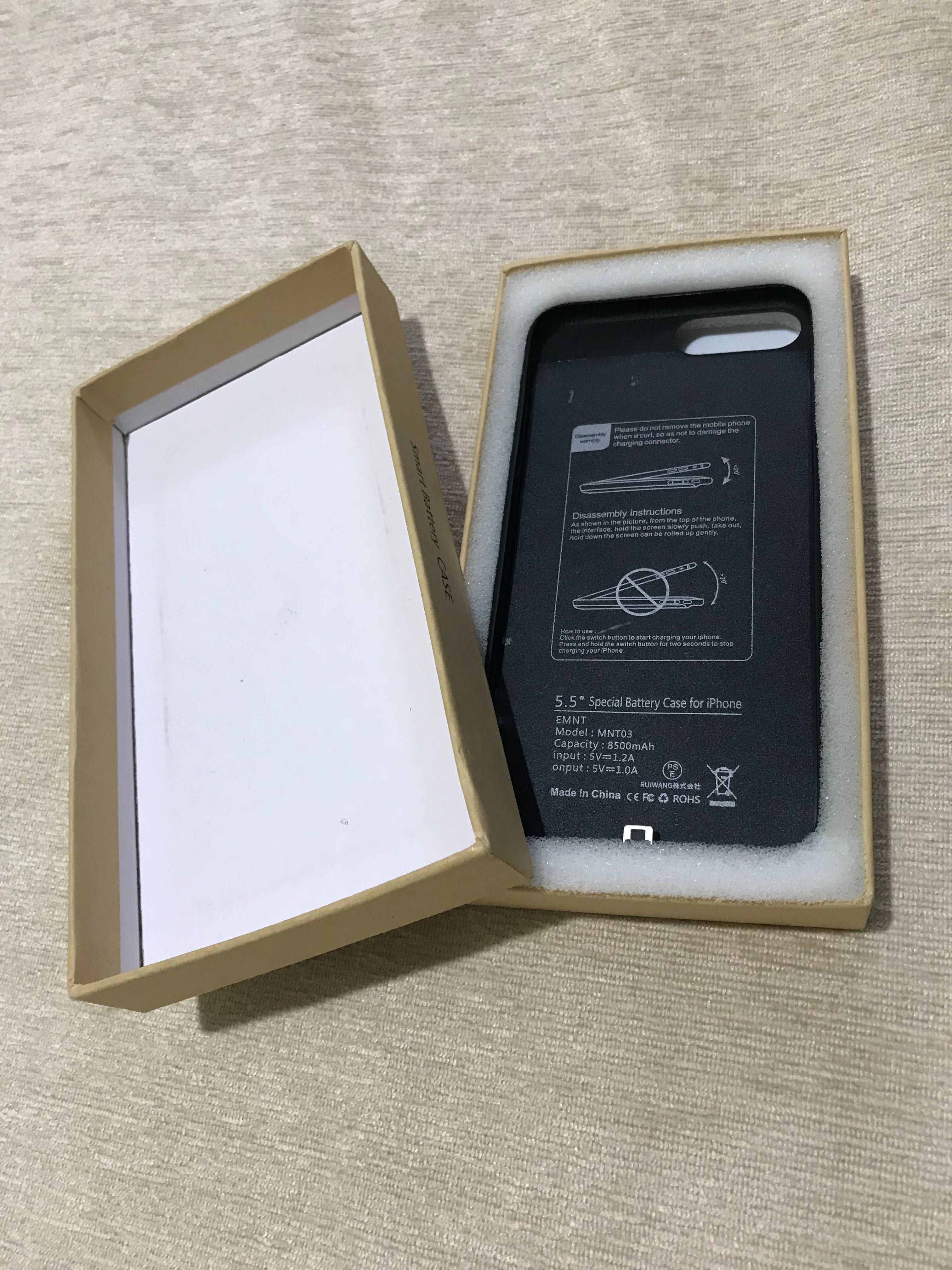 Чехол Power bank iPhone 8+,12 wireless iPhone 8+ Power Bank 5v-12v.