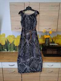 Śliczna delikatna jedwabna sukienka Richards rozmiar 40, komunia