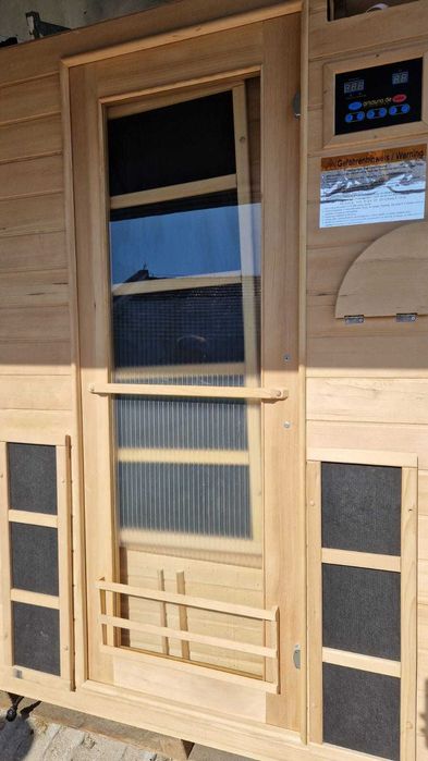 Sauna infrarot infrared na podczerwień 1 2 os LED kolory oparcia mp3