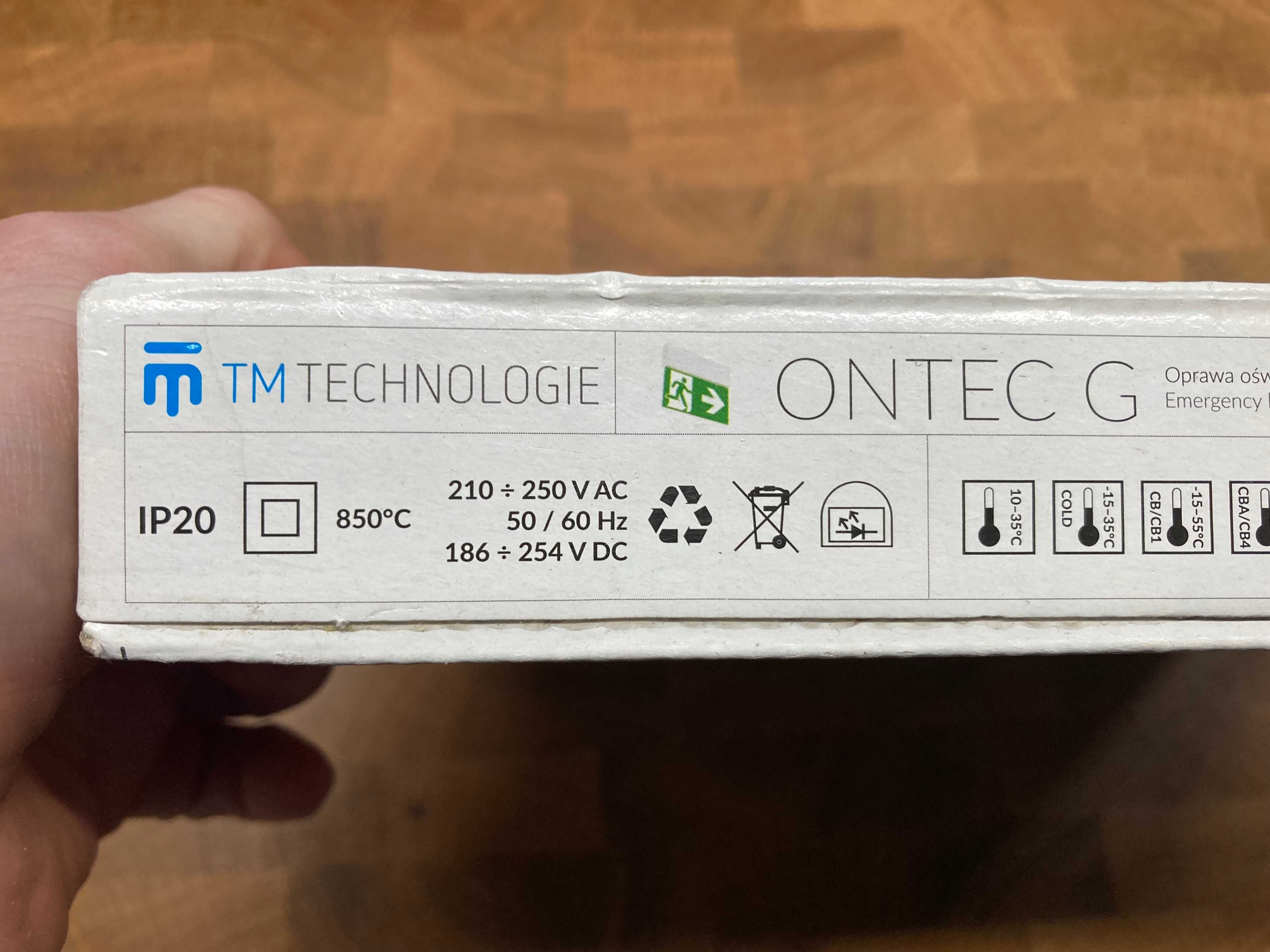 Lampa awaryjna TM.ONTEC G E1E 180 M AT - nie używana