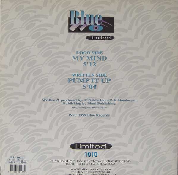 DJ Peter G. & The Clubjock – My Mind - 10" - płyta winylowa