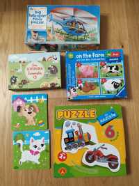 Puzzle dla dwulatka plus gra zestaw 2+