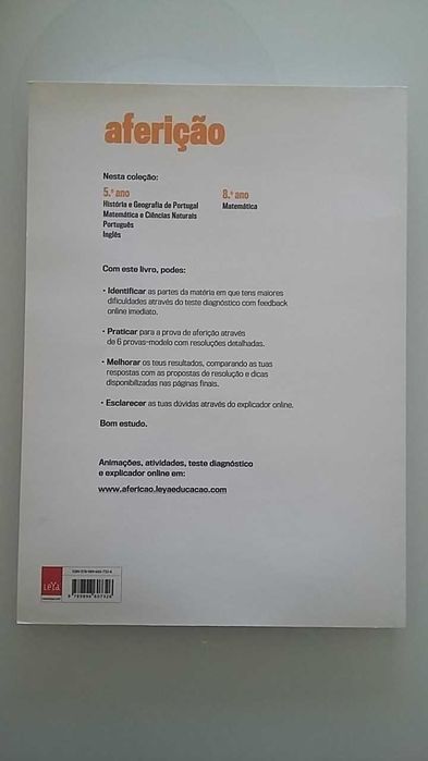 Prova de aferição de Matemática 8 Ano