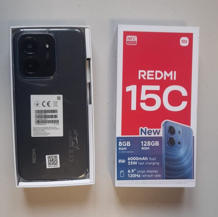ovo, Redmi 15C Preto – Novo, com fatura e garantia
 fatura e garantia