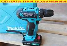 Аккумуляторный шуруповерт Makita 550 24В с DFR патроном в кейсе Макита