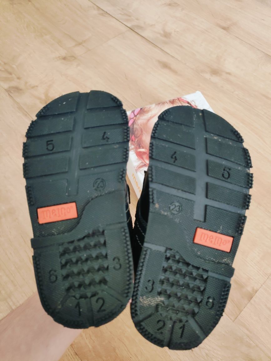 Buty jesienne  zimowe ze skóry dla chłopca 23 memo