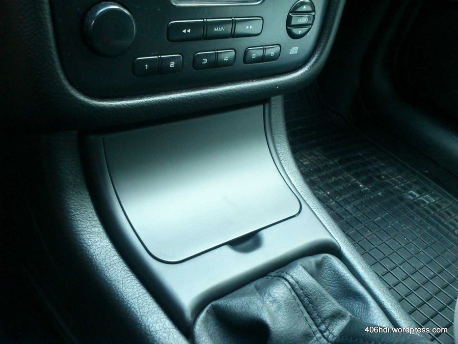 Peugeot 406 schowek konsoli centralnej w miejsce popielniczki