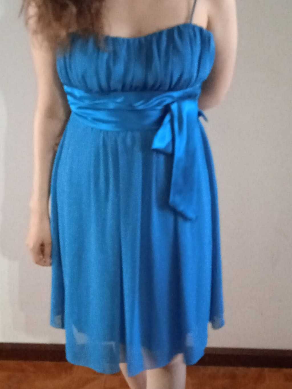 Vestido Azul Cerimonia