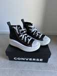 Buty Converse trampki dziecięce  32  skóra wysokie sneakersy koturna