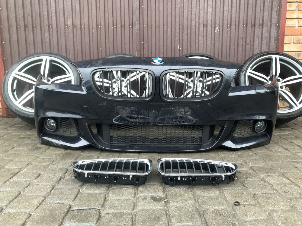 BMW F10 F11 M paket бампер решотка заглушка кронштейн партроник туманк