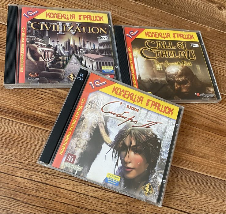 Ігри ПК (PC): Готика, Герои, Казаки, Сибирь, Дальнобойщики, Ил2, Thief