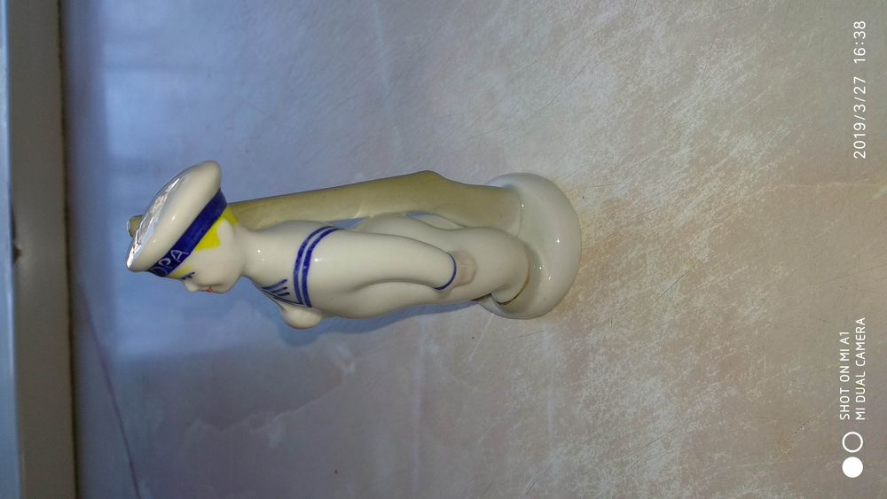 Морячок АВРОРА фарфор статуетка