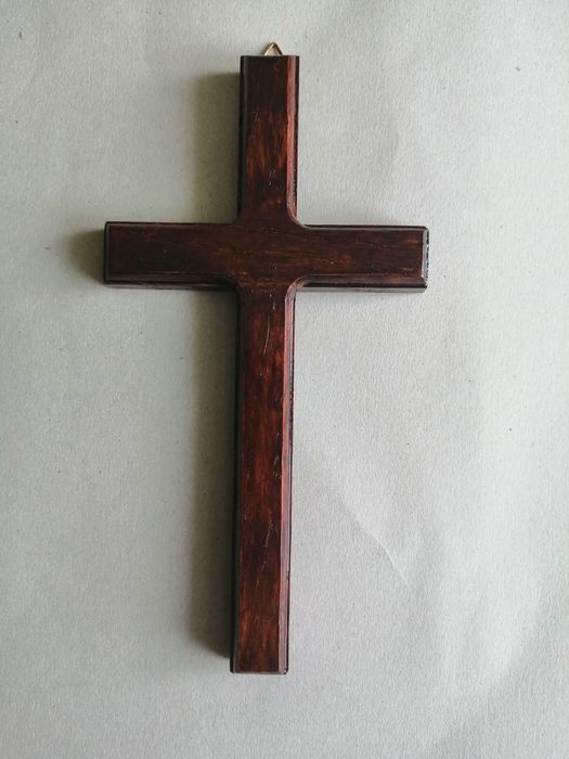 Krzyż drewniany - dąb bez wizerunku