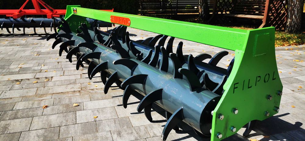 Wał mulczujący kolczast podwójny do grubera agregatu głębosza