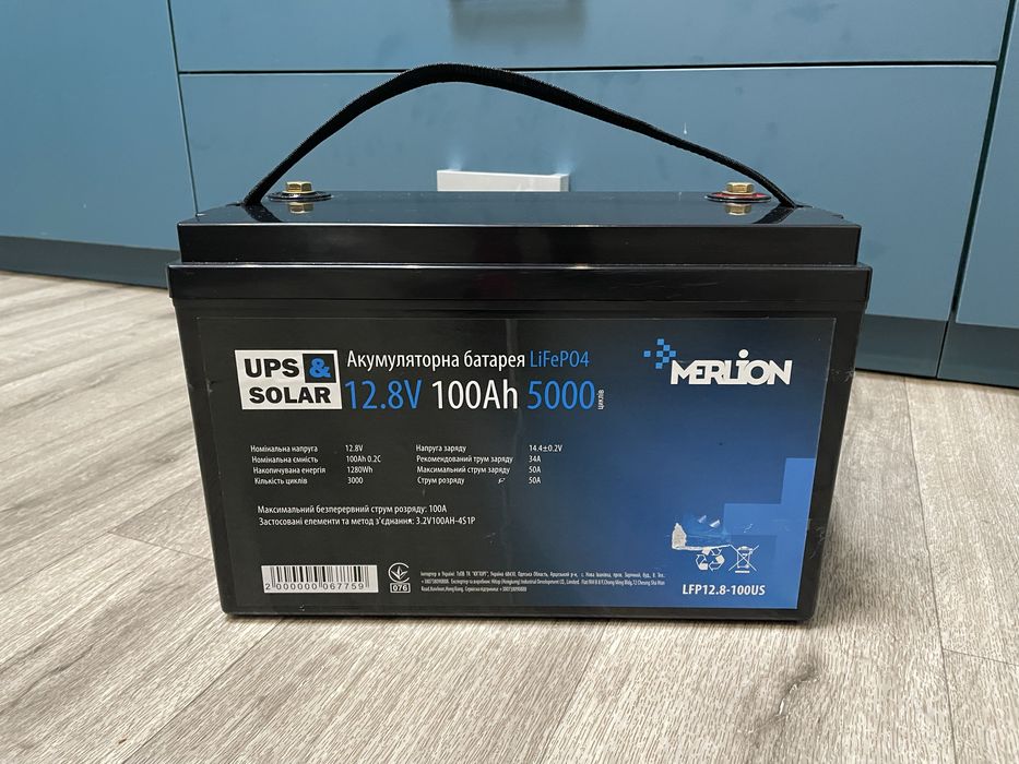 Акумулятор Ritar LiFePo4 12.8V 100A/h