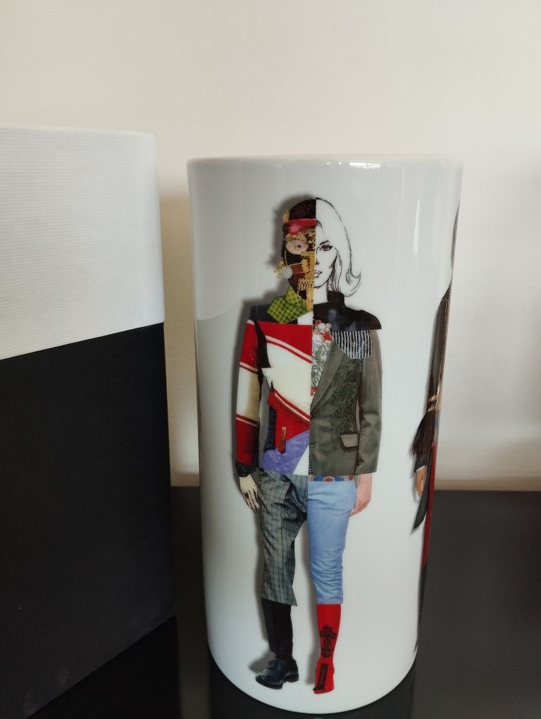 Vaso Vista Alegre x Christian Lacroix Maison Porcelana Edição Limitada
