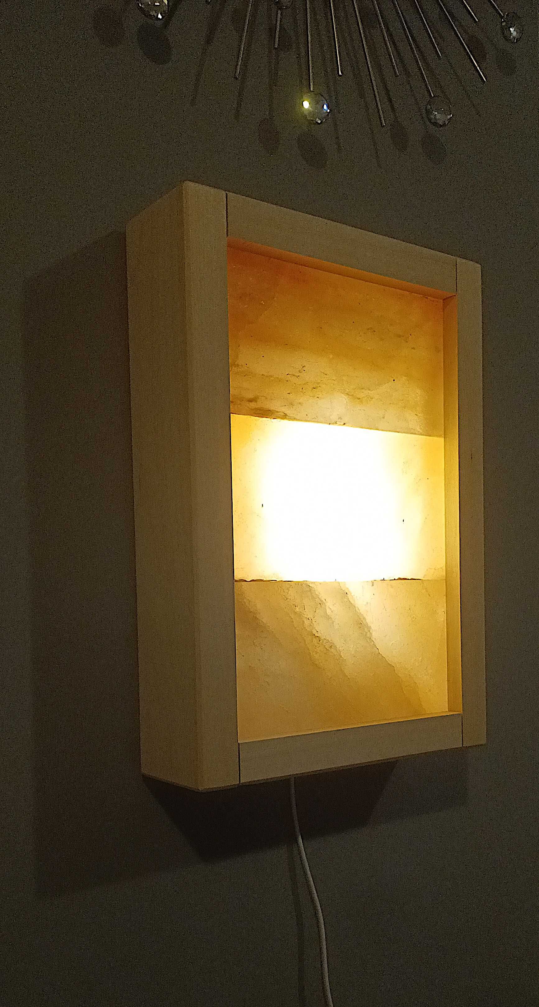 Lampa solna do sauny z solą himalajską rozmiar XL + długi kabel!