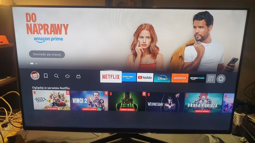 Telewizor LED Samsung 48"+Amazon FireTv Stick, SmartTv, Wi-Fi.
