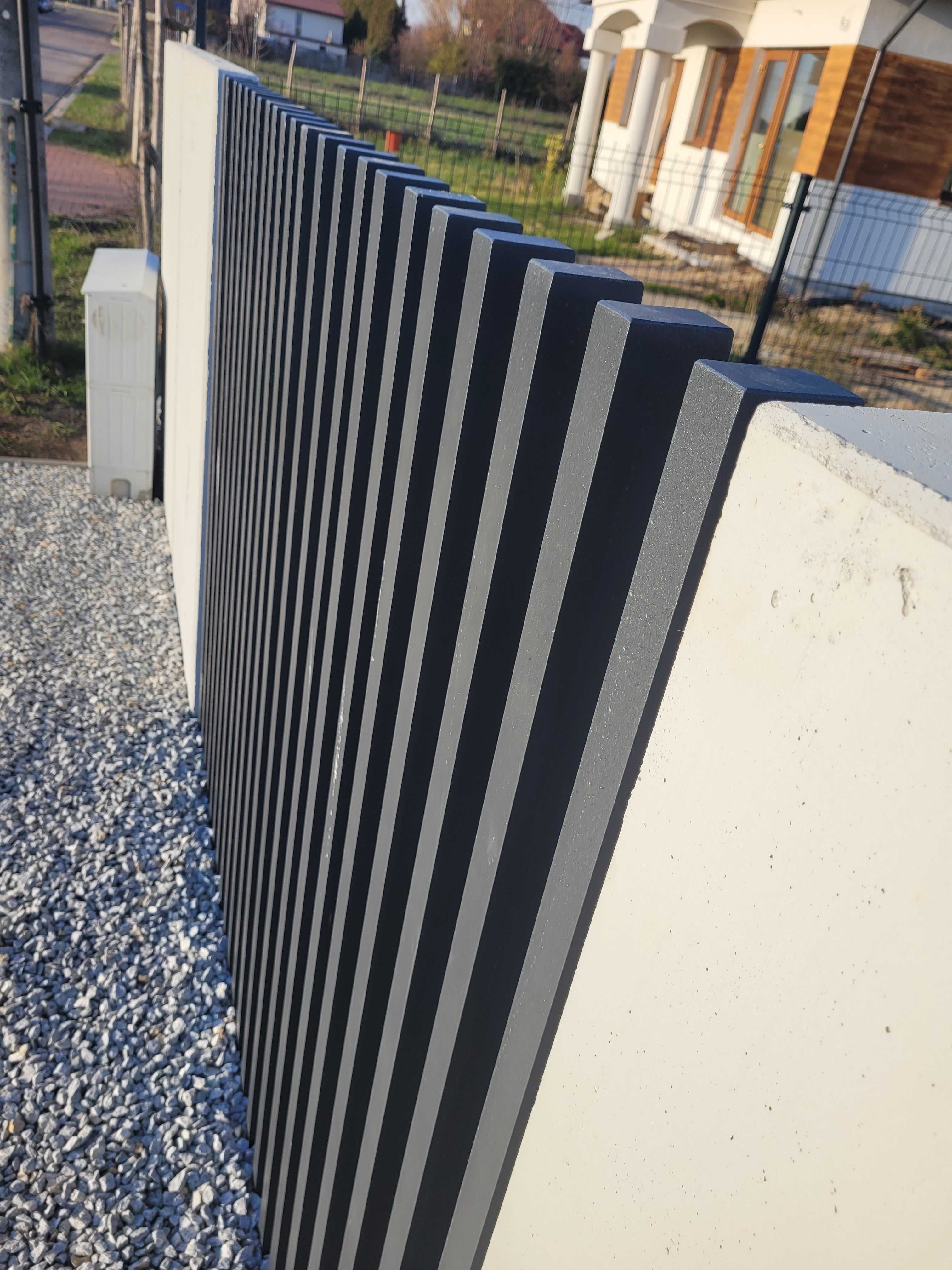 Brama słupkowa / pionowe słupki. Palisada pionowa z ALUMINIUM HIT!