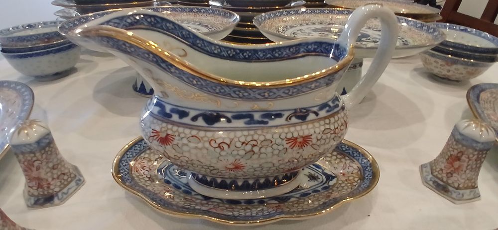 Porcelana chinesa vintage - Bago de arroz
