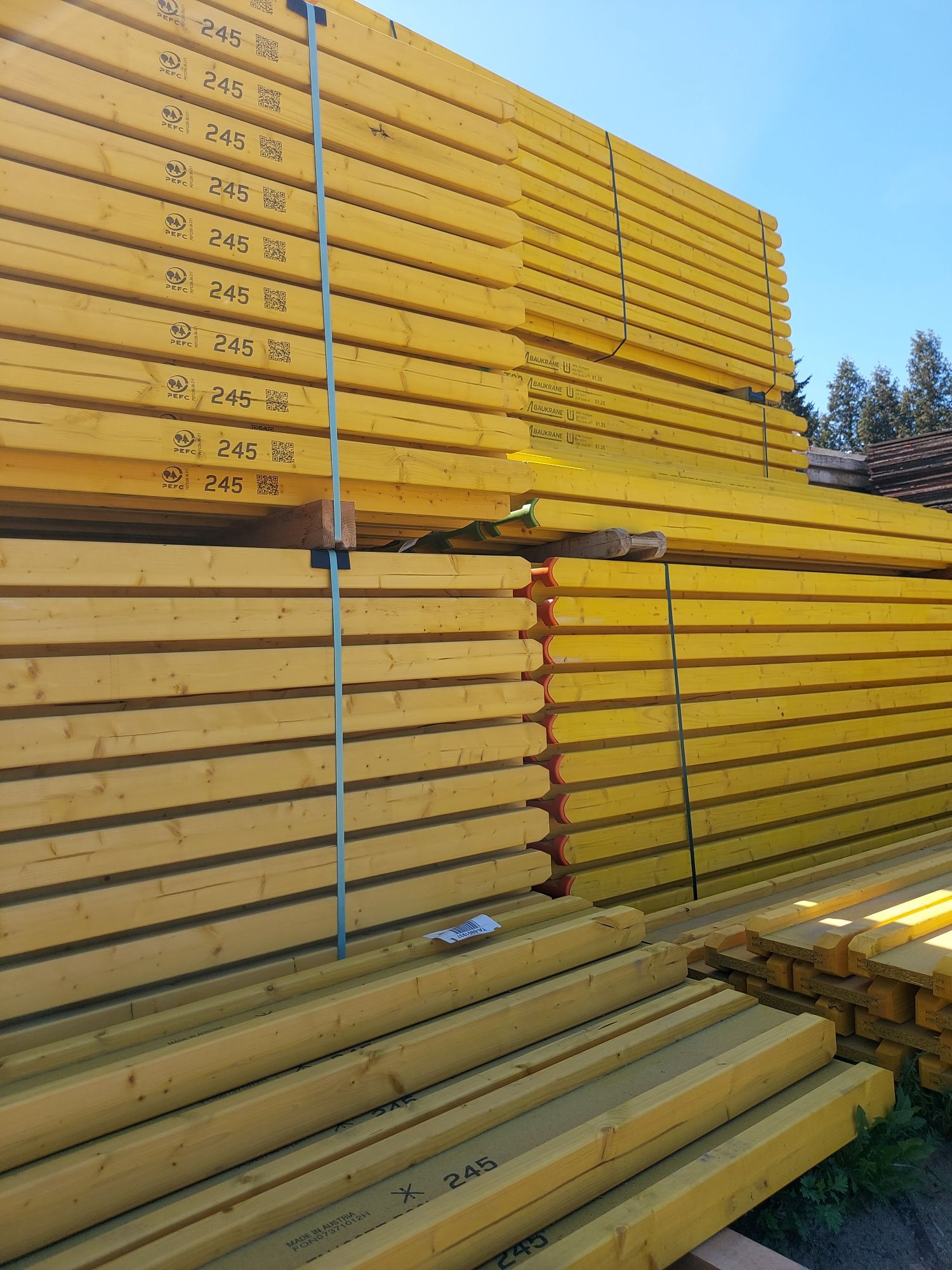 Stemple ocynkowane STEN 3m 20kn- skład szalunkowy